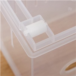Контейнер для хранения без крышки Econova ROLLY, 5 л, пластик, 16.8×30.5×12.9 см, прозрачный