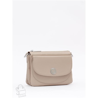 Сумка женская кожаная 0548C apricot Polina&Eiterou