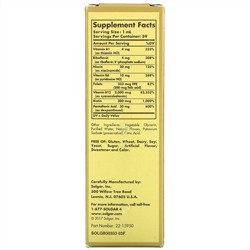 Solgar, Sublingual, подъязычный жидкий витамин B-12, 2000 мкг, 59 мл (2 жидк. унции)