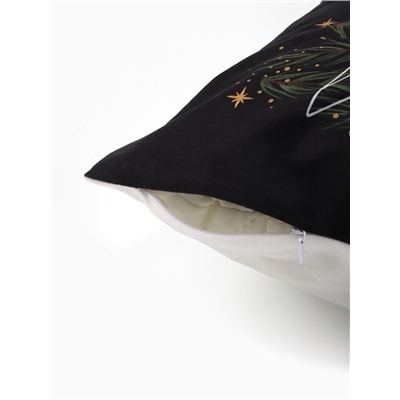 Наволочка декоративная новогодняя «Этель. Lovely Christmas», 40×40 см, велюр