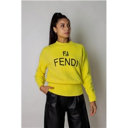 Теплый джемпер F женский арт.1835 (Желтый)