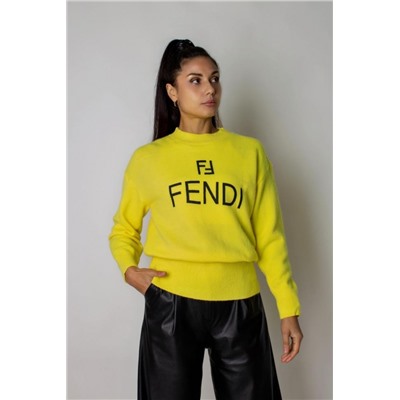 Теплый джемпер F женский арт.1835 (Желтый)