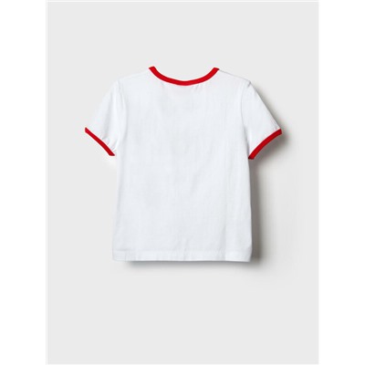 Фуфайка трикотажная для девочек (футболка)