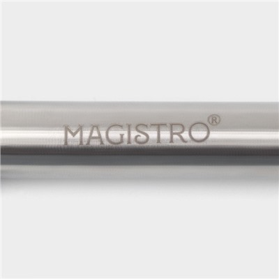 Овощечистка Magistro Solid, нержавеющая сталь, хромированная