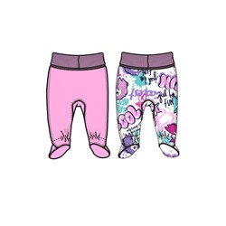 Ползунки детские трикотажные для девочек, 2 шт в комплекте