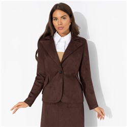 Жакет замшевый, Шоу-показ (шоколадный мусс)