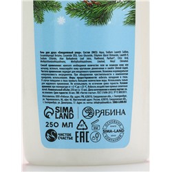 Новогодний подарочный набор косметики «Сказочного праздника»: гель для душа и шампунь для волос, 2×250 мл, Чистое счастье