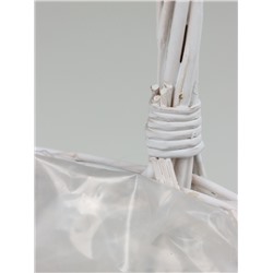 Корзина плетёная Dayton, ива, белый