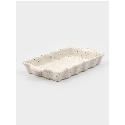 Форма для запекания Pyra, 28×16×3.5 см, керамика, белая