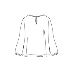 Блузка трикотажная для девочек