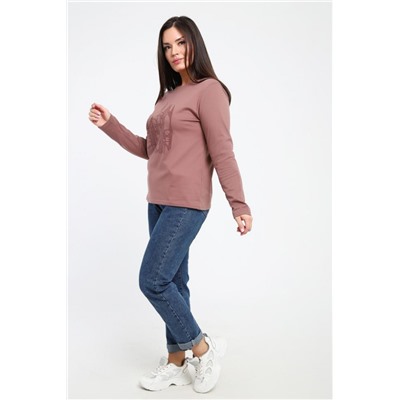 Лонгслив ЛЖ097 (Коричневый)