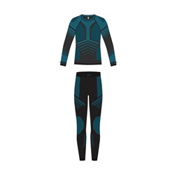 Термокомплект трикот. для мальчиков: фуфайка (футболка) с длин. рук, брюки