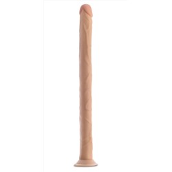Телесный фаллоимитатор 19 Inch Long Realistic Dildo - 48,3 см.