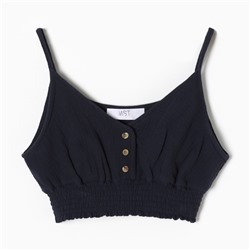 Топ укороченный женский MIST Muslin размер XS, серый