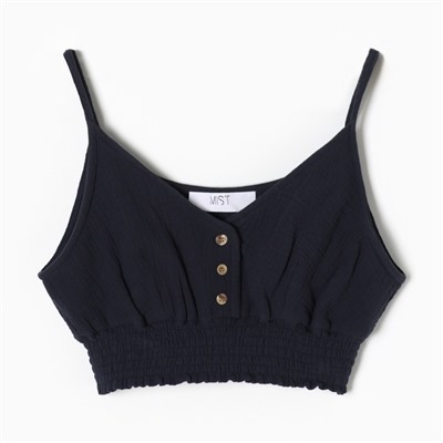 Топ укороченный женский MIST Muslin размер XS, серый