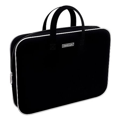 Папка  А4+ на молнии с ручками 64989 Black ErichKrause