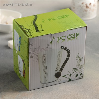 Кружка «Инструменты. Гитара», 350 мл, керамика, белая