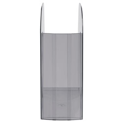 Лоток для бумаг вертикальный  90 мм Фаворит тонированный черный ЛТВ-30555 Стамм