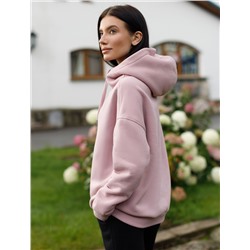 Худи среднего объема из футера трехнитики c начесом