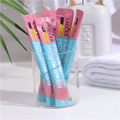 Ополаскиватель для рта в стиках со вкусом персика, 20 шт. по 10 мл