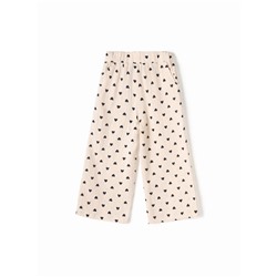 Брюки из муслина для девочки KAFTAN «Сердечки», рост 128 см