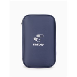 Косметичка-аптечка дорожная на молнии, Firstaid, синяя