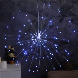 Фигура светодиодная «Салют», от батареек ААx4, 120 LED, свечение белое