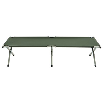 Раскладушка maclay, складная, 184 х 59 х 40 см, до 120 кг, цвет зелёный