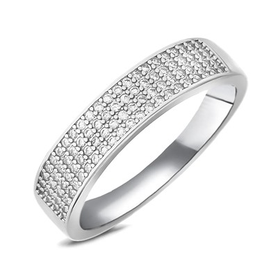 Кольцо, куб.циркон., BY-5755