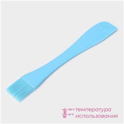 Кисть Доляна «Дуэт», силикон, 26×4×1 см, голубая
