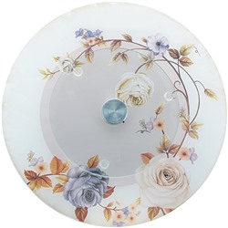 27633 Тортовница 2пр 30,5см вращающ стекло LR (х8)