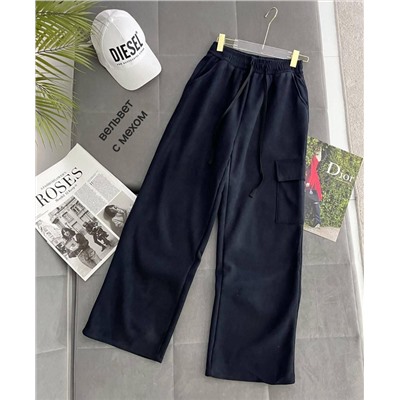 Брюки карго утепленные