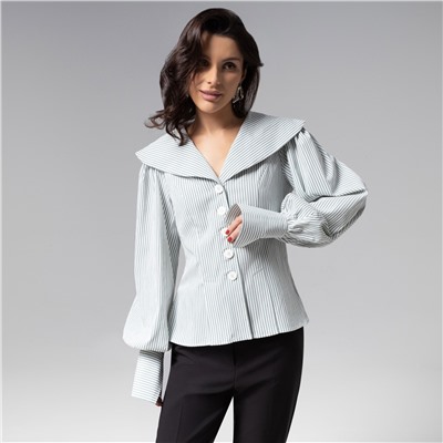 Блуза приталенного силуэта, Кутюр в голове