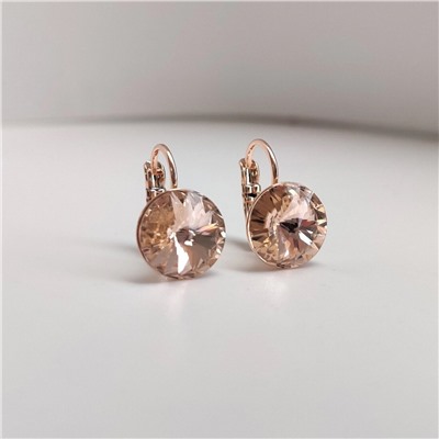 Серьги кристаллами Swarovski