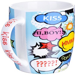 24486 Кружка 320мл KISS LR в под/упак (х48)