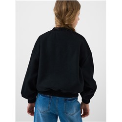 Куртка текстильная для девочек (бомбер)