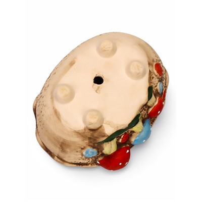 Декоративный горшок для цветов «Грибы», 15×11×6 см, керамический, Greengo