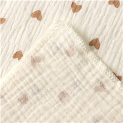 Набор пелёнок «Крошка Я» Heart, 130×110 см - 2 шт., муслин, хлопок 100%
