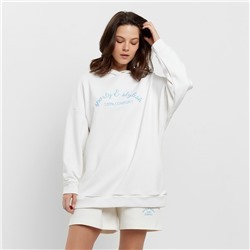 Худи женское MINAKU: SPORTY & STYLISH, цвет экрю, размер 50-52