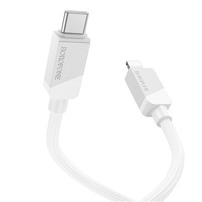 Кабель Type-C - Apple lightning Borofone BX107 PD 27W 100см 3A  (white)