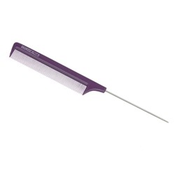 Dewal Beauty Расческа рабочая с металлическим хвостиком DBFI6105, фиолетовый 20329