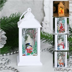 Фонарь светодиодный 13 см / JSFD02white /уп 12/240/новогодний/белый