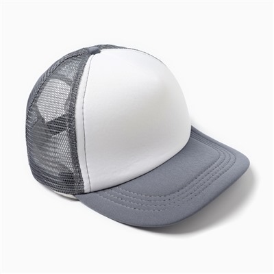 Бейсболка женская с сеткой MINAKU, размер 56-58, светло-серая
