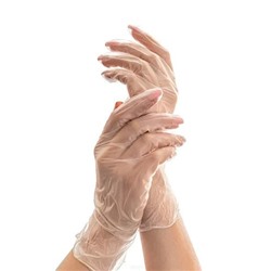 Перчатки виниловые прозрачные Primo Achromos Vinil размер L, 100 шт. (50 пар)