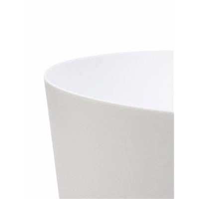 Горшок для цветов «Гранд», 8 л, d=24 см, h=25 см, пластиковый, с прикорневым поливом, белый