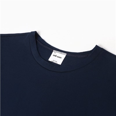 Футболка мужская Collorista, размер 46-48, тёмно-синяя