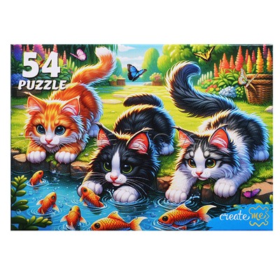 Пазлы 54 "Милые истории" (8 шт в шоубоксе)