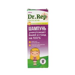 УЦЕНКА Шампунь Доктор реп средство педикулицидное "мирролла перметрин "фора+".100 мл