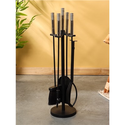 Каминный набор, сталь, 63 ± 2 см, алюминий