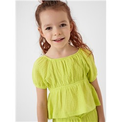 Комплект текстильный для девочек: блузка, брюки